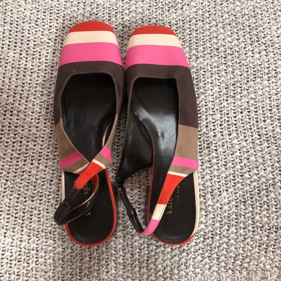 kate spade Shoes - Kate Spade Striped Multicolor Loafer Flats! (Sz 7)
